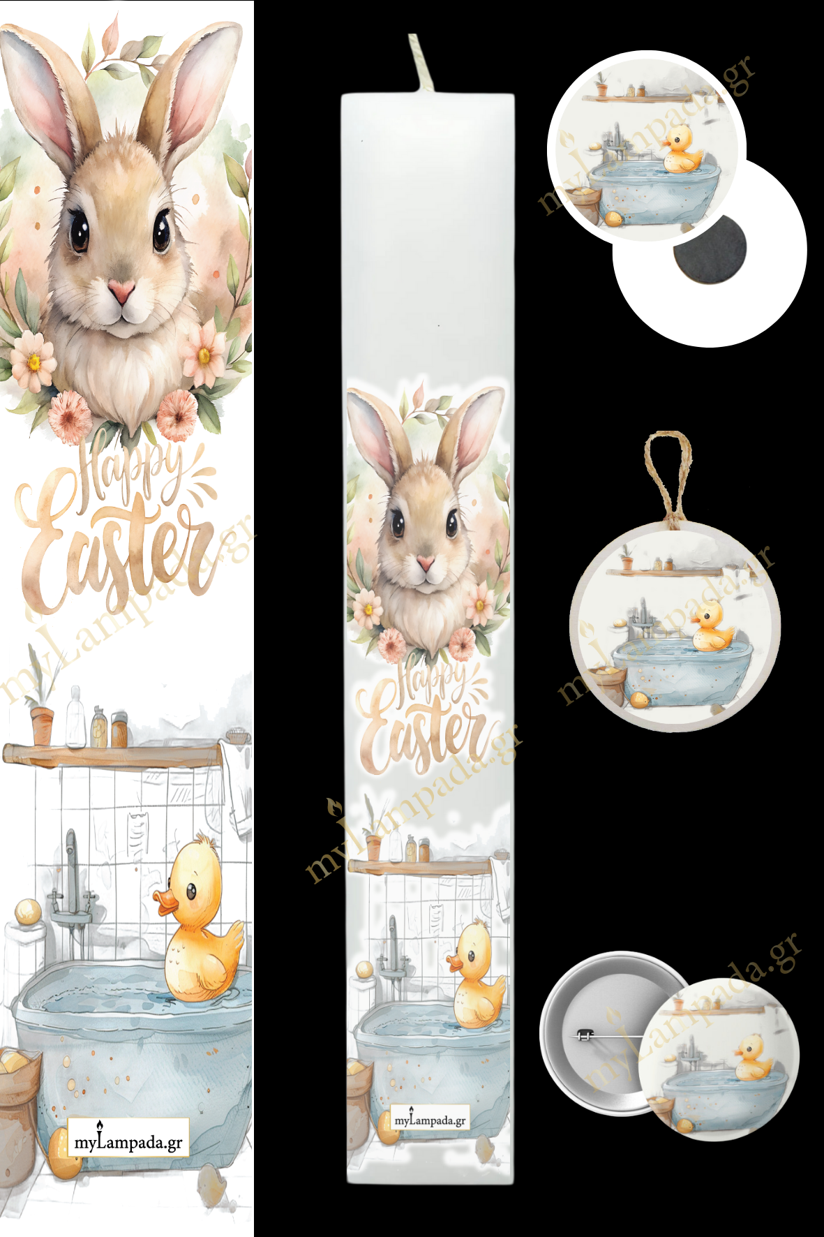 Λαμπάδα Easter Bunnies (24236)