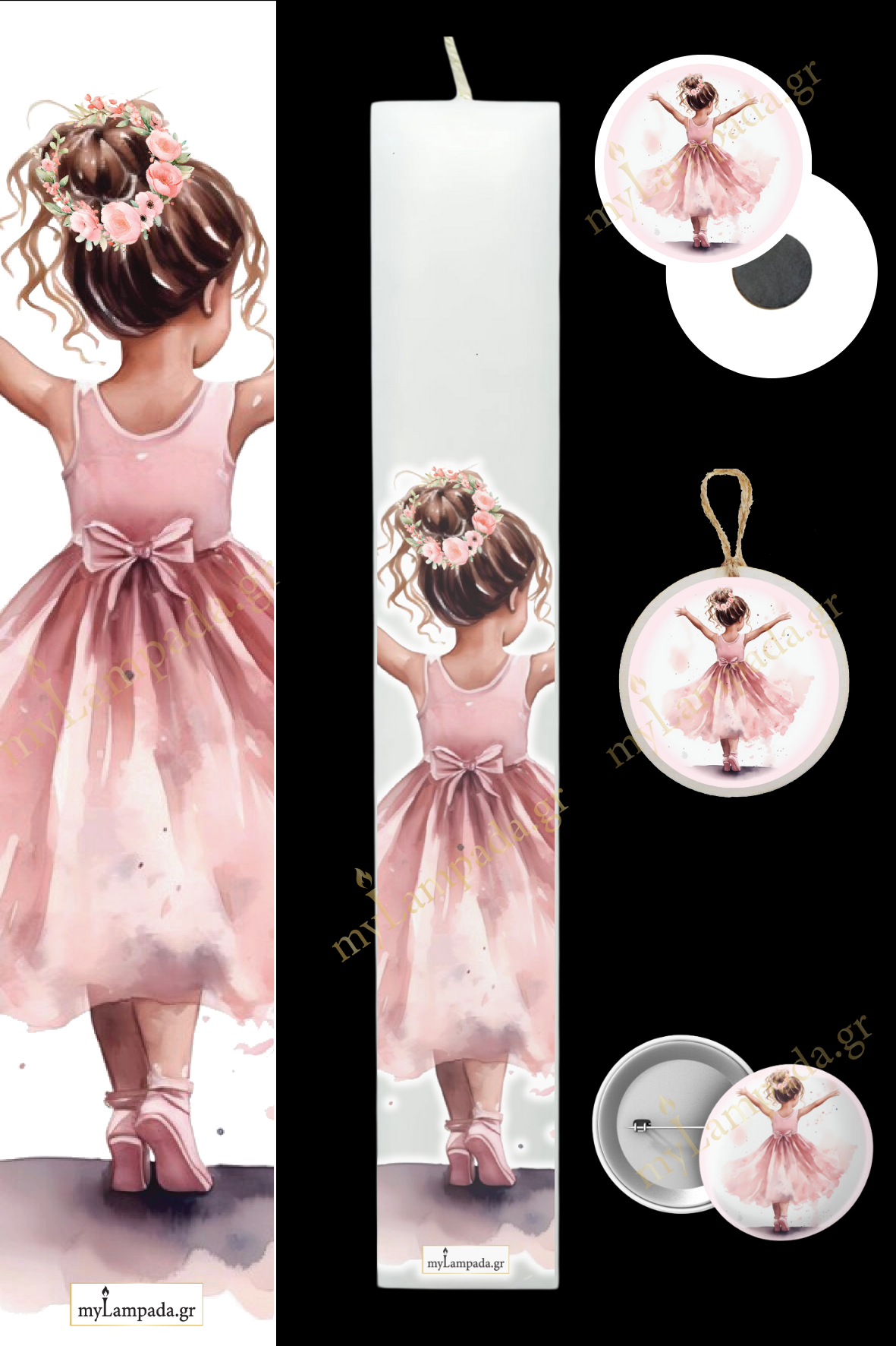 Λαμπάδα Little Ballerinas (24251)