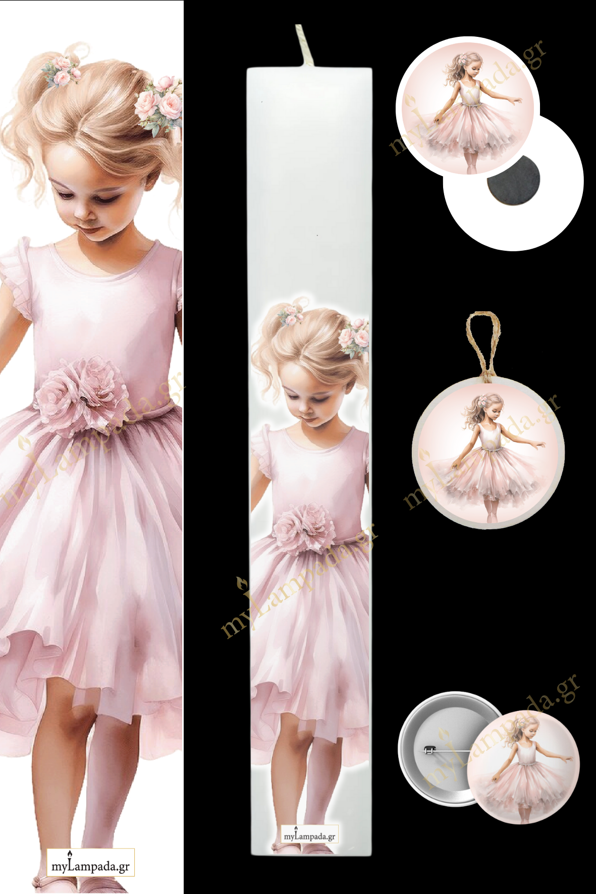 Λαμπάδα Little Ballerinas (24255)