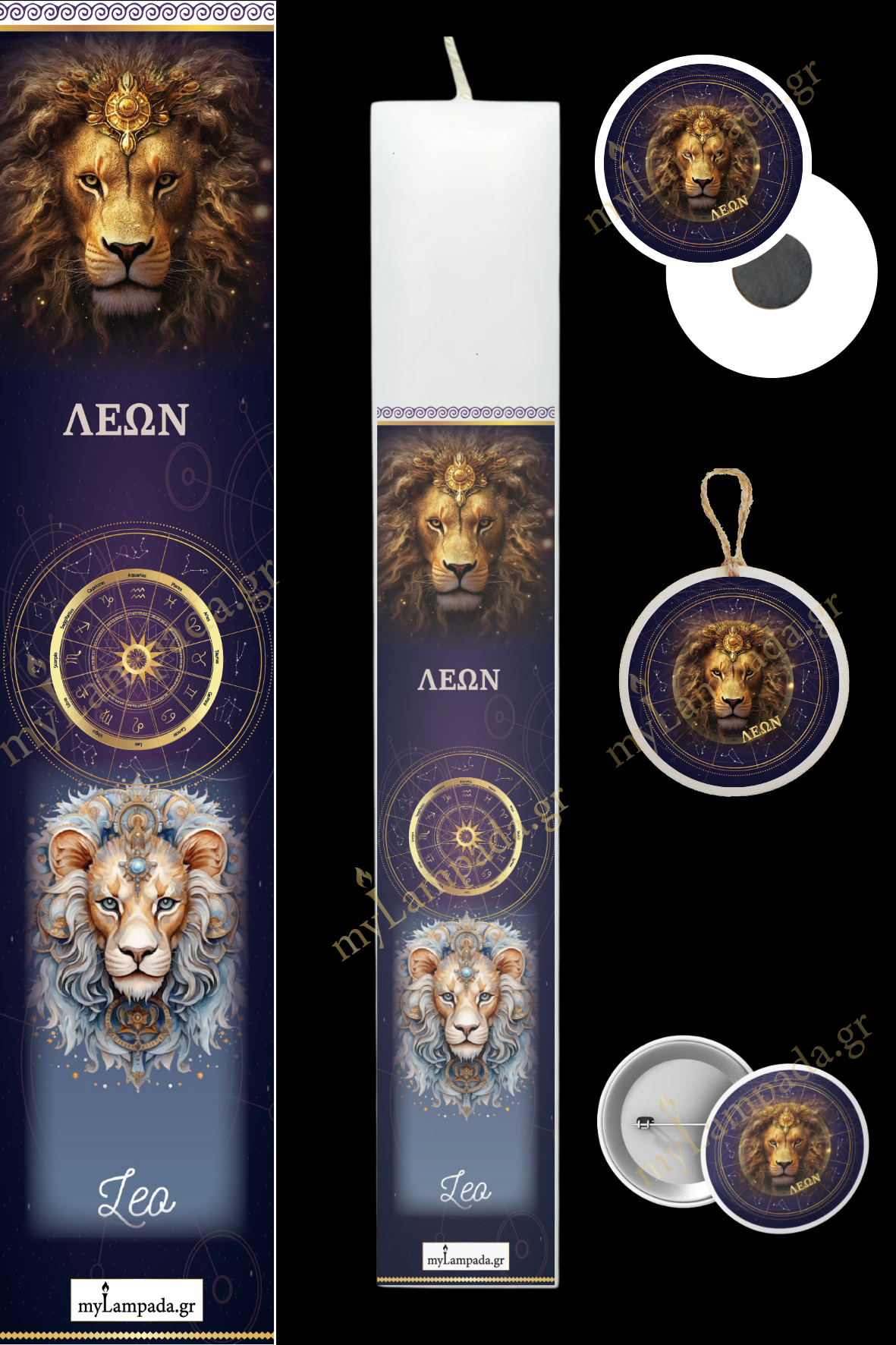 Λαμπάδα Zodiac Signs (24266)