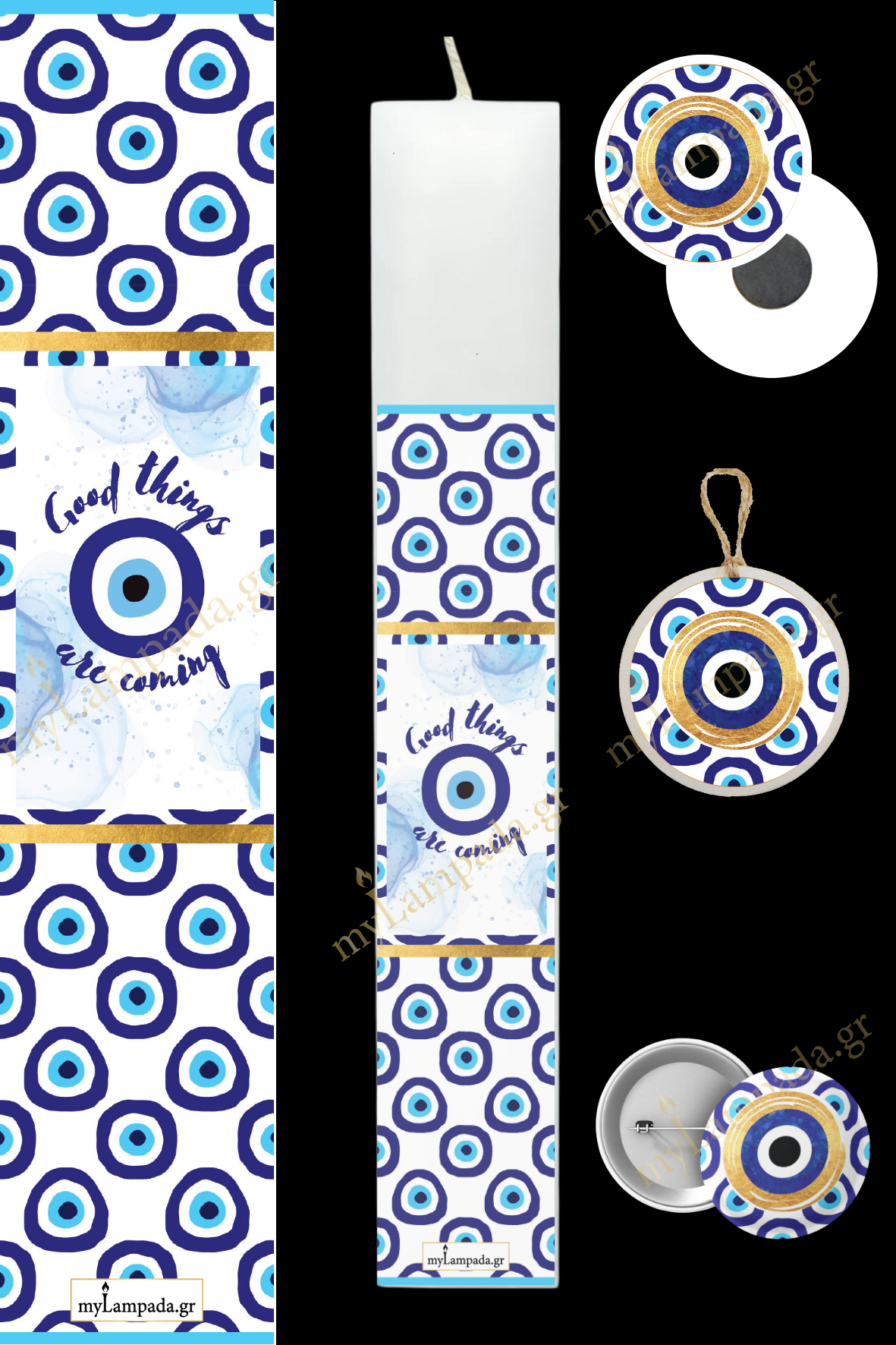 Λαμπάδα Ftou gia to mati (24332)