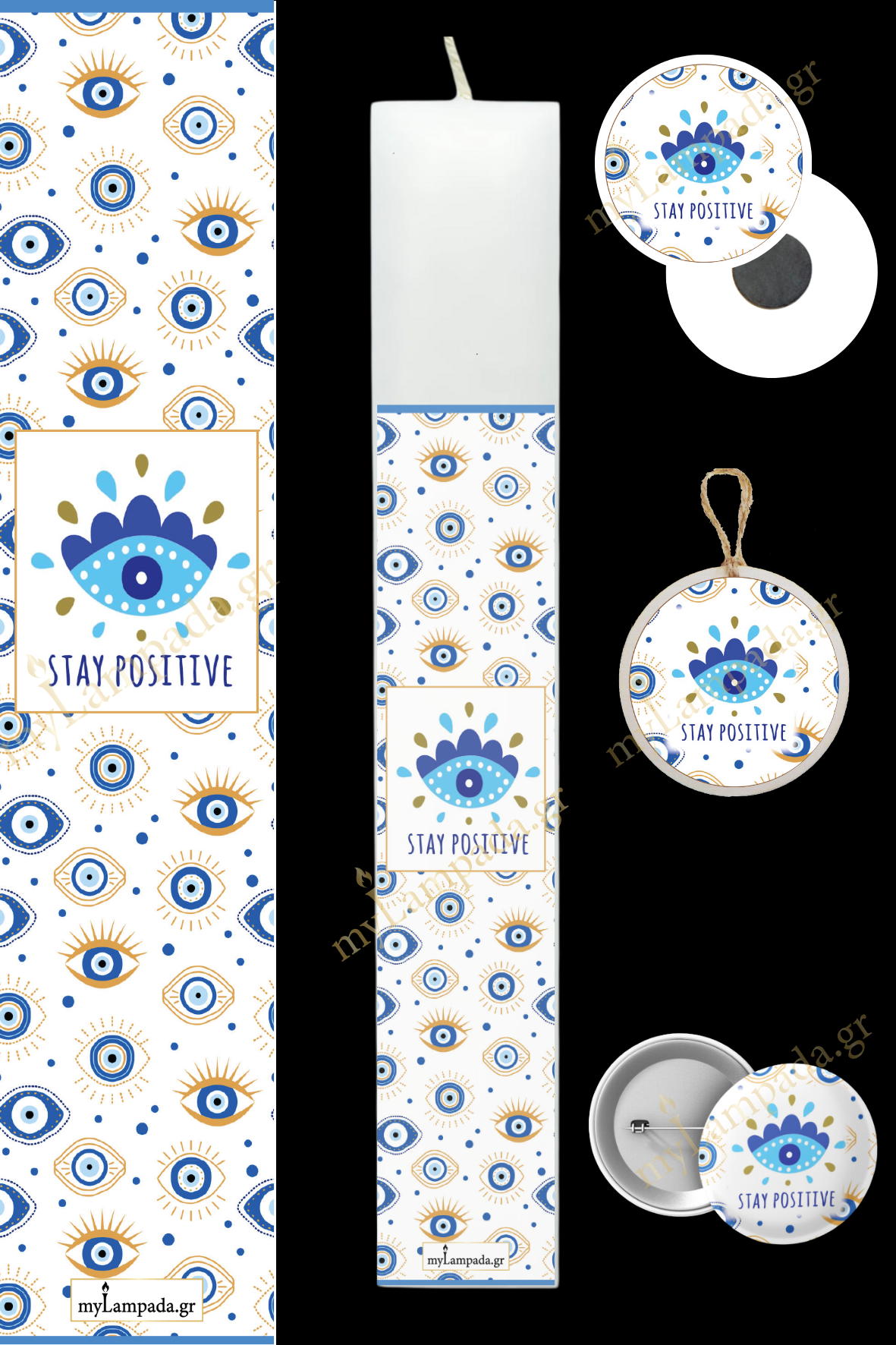 Λαμπάδα Ftou gia to mati (24333)