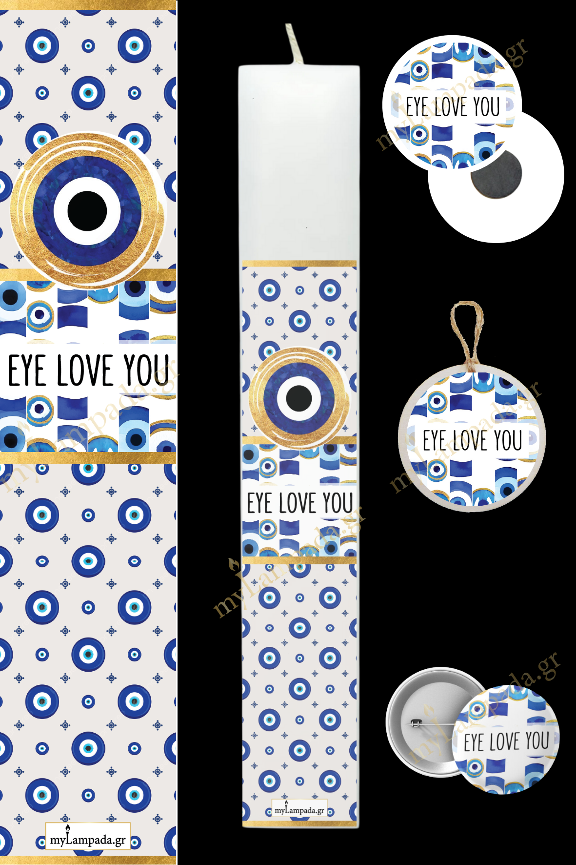 Λαμπάδα Ftou gia to mati (24334)