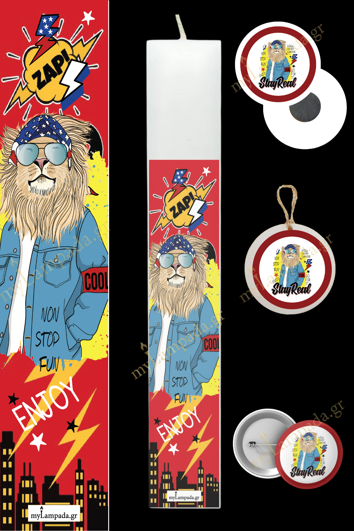 Λαμπάδα Wild Boy (24342)