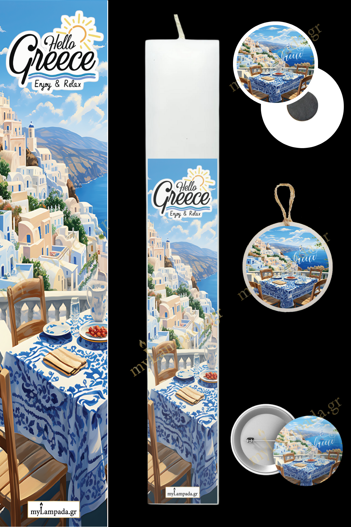 Λαμπάδα Greek Landmarks (24386)
