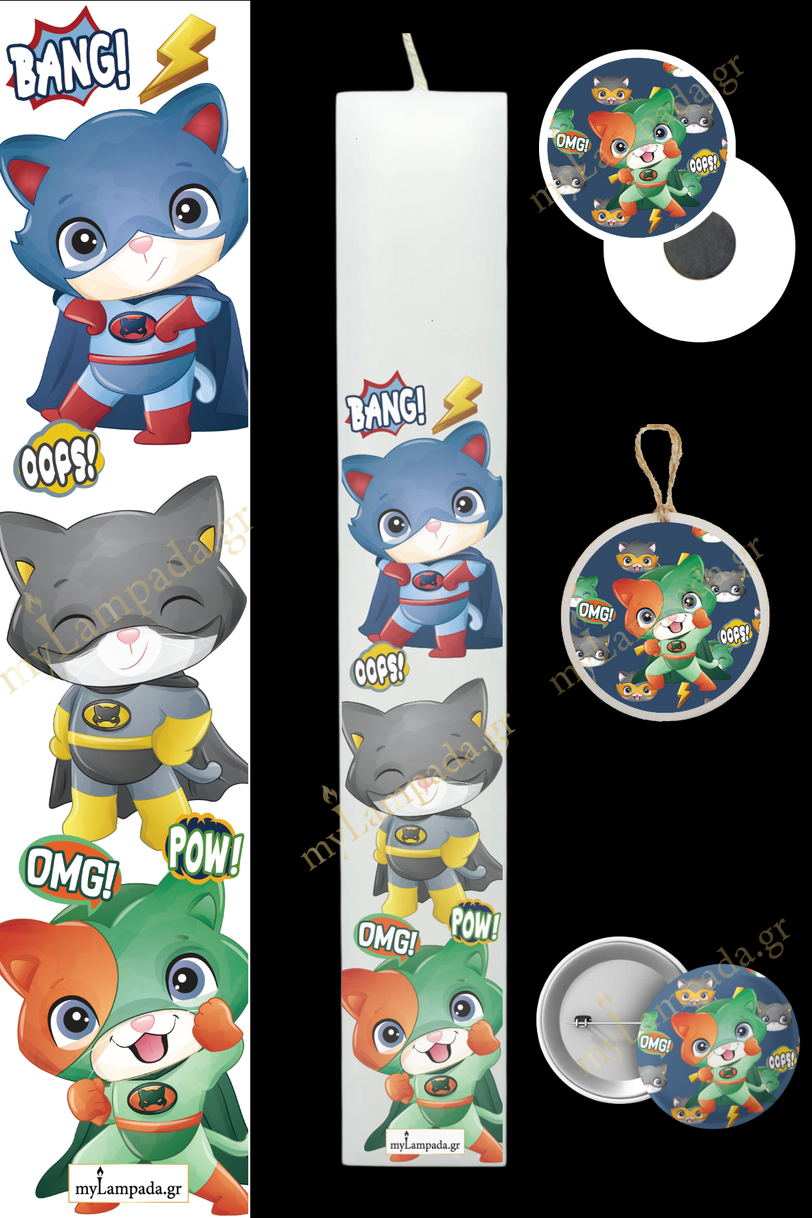 Λαμπάδα Baby Heroes (24439)