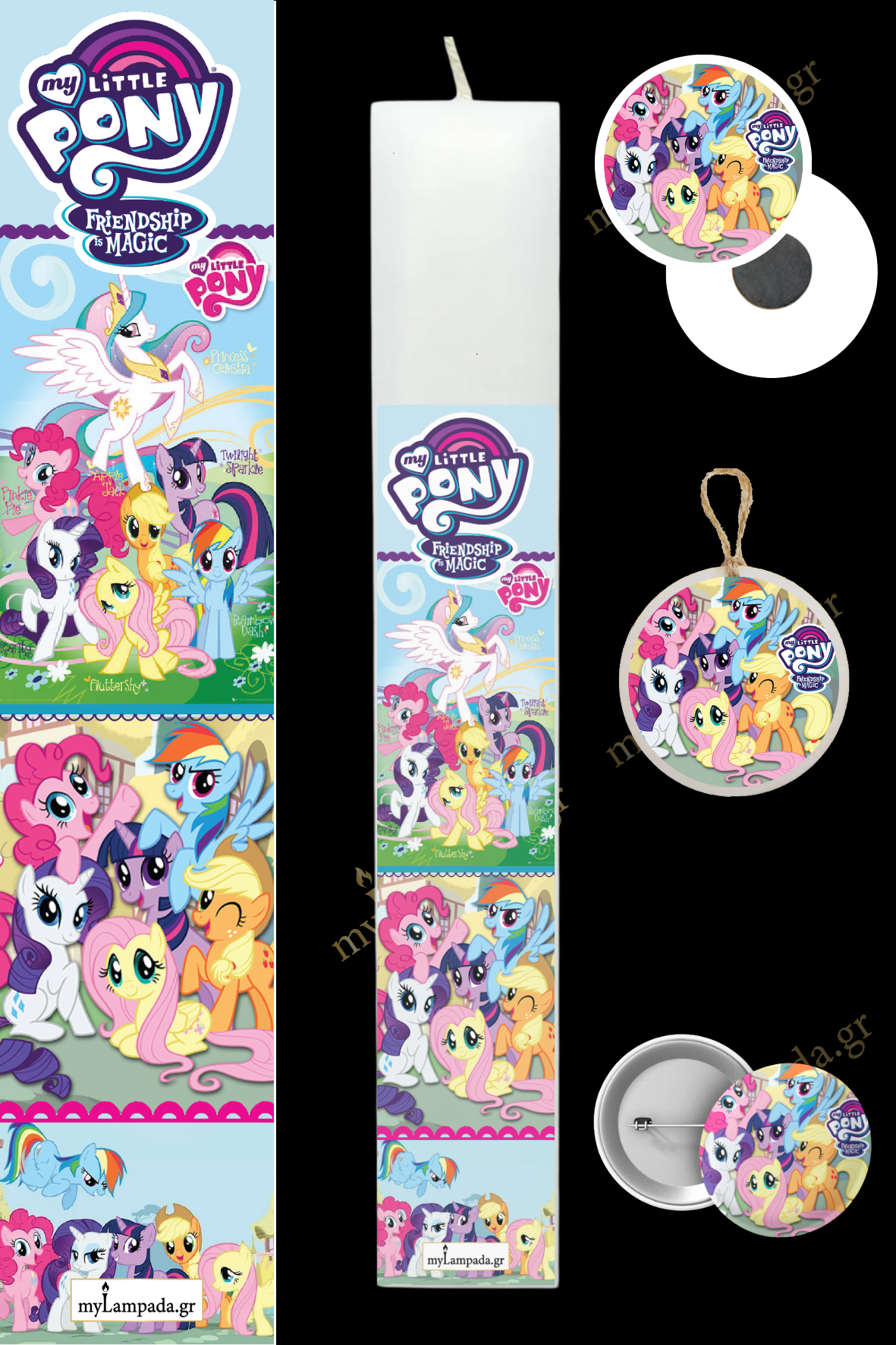 Λαμπάδα Retro Girls (24504)