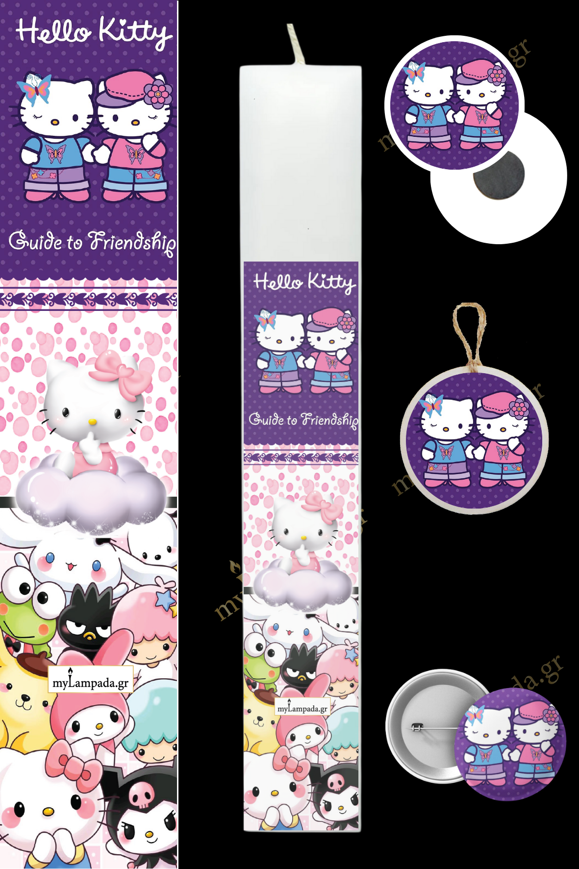 Λαμπάδα Retro Girls (24505)