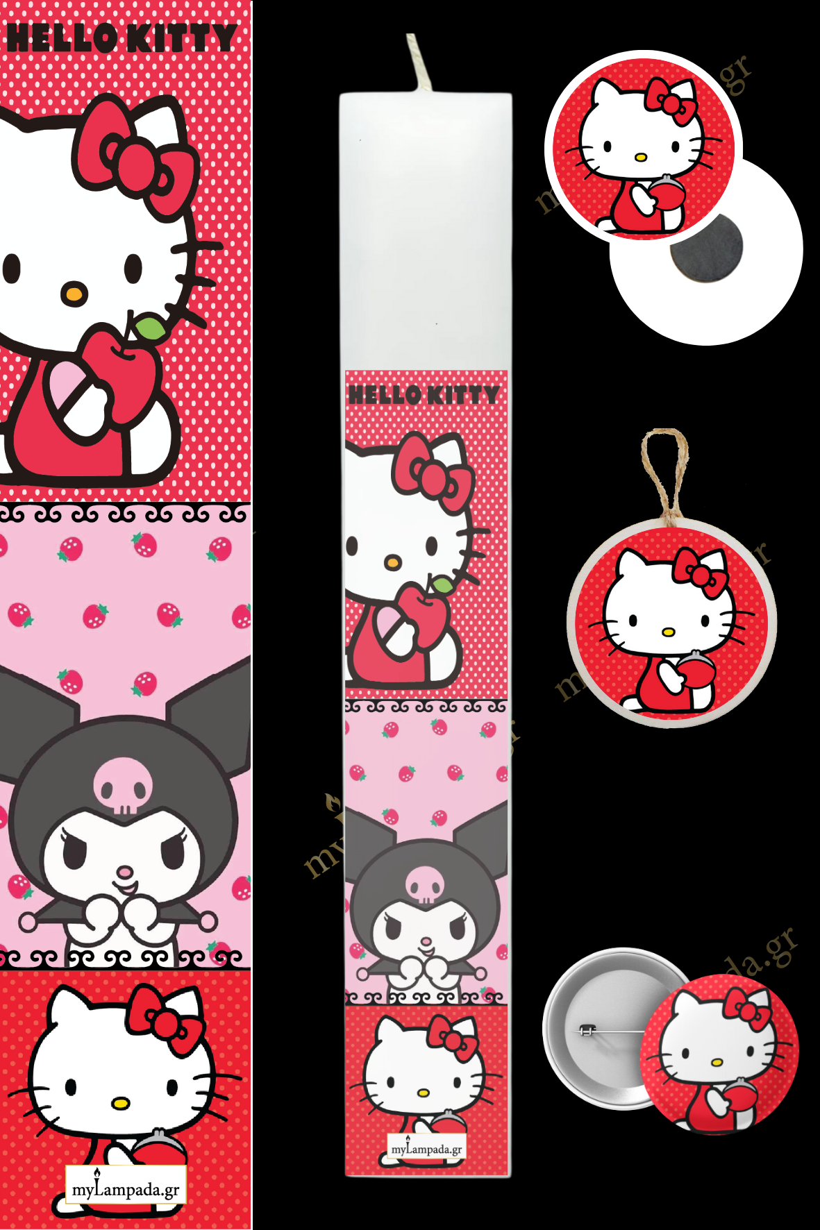 Λαμπάδα Retro Girls (24506)