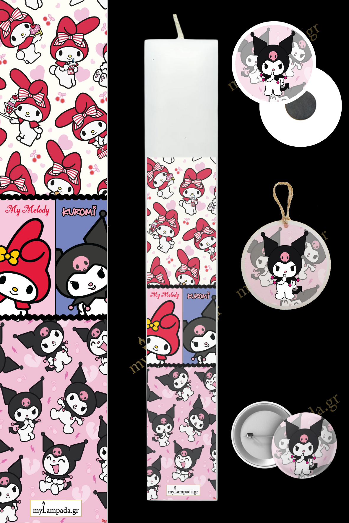 Λαμπάδα Retro Girls (24508)