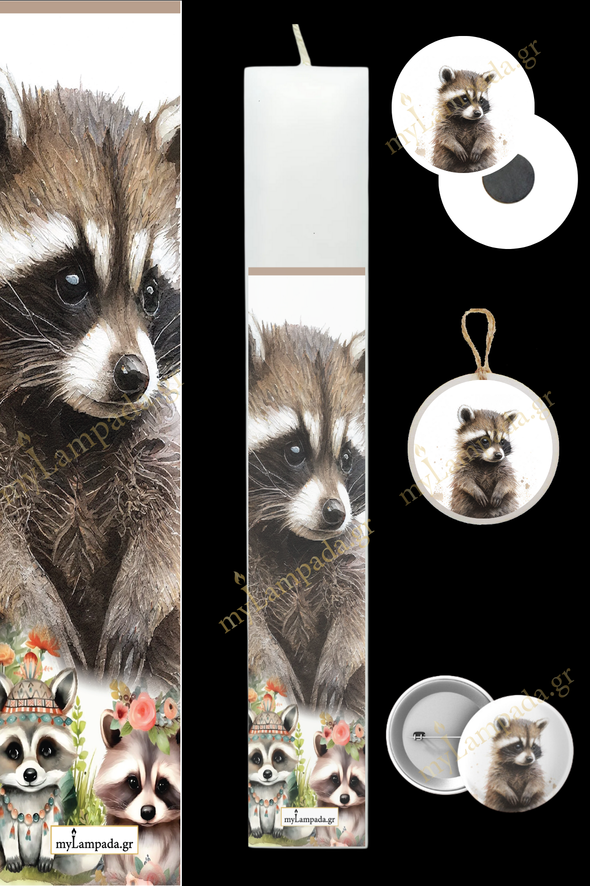 Λαμπάδα Woodland Animals (24575)