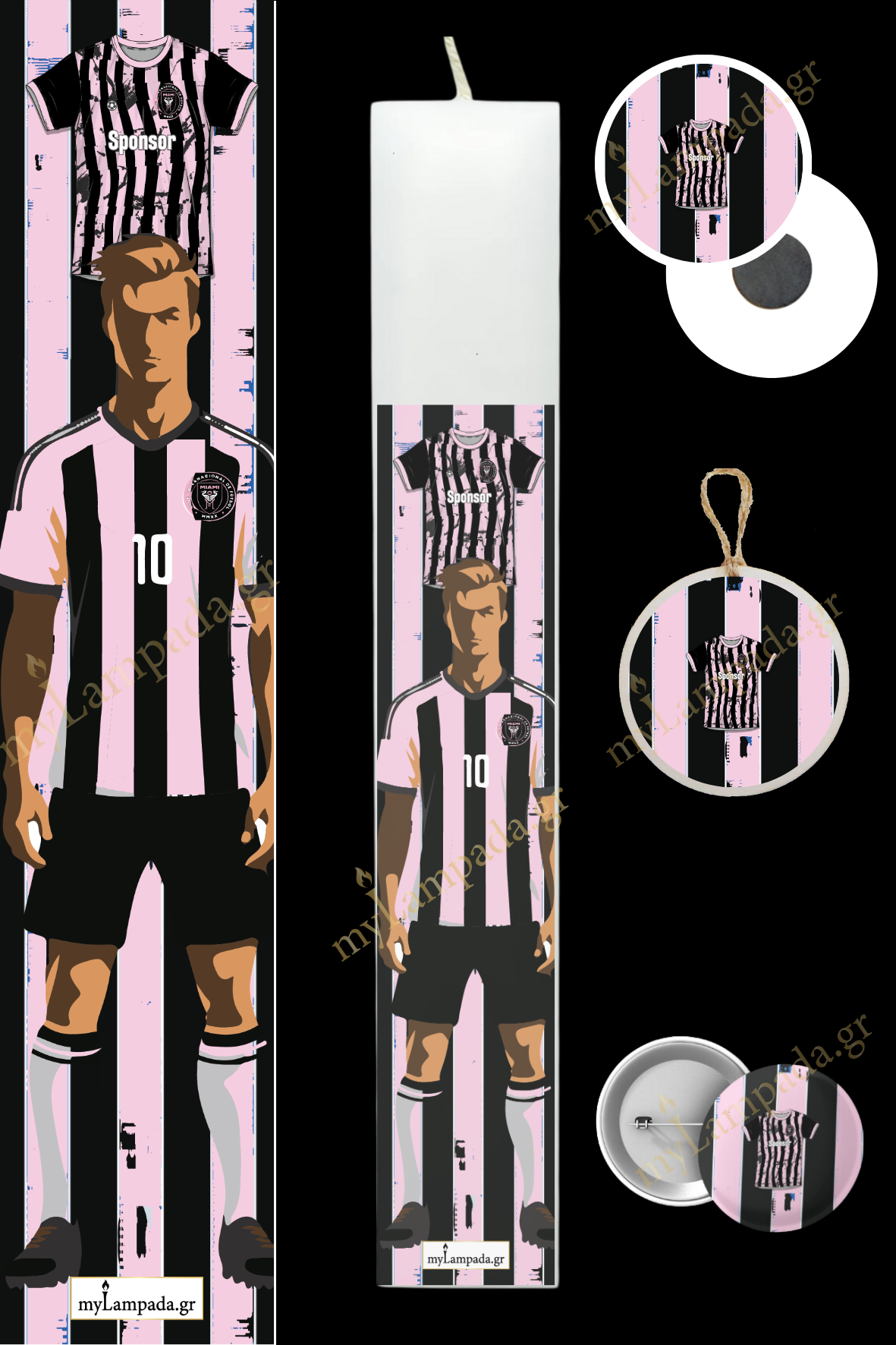 Λαμπάδα Football Shirts (24629)