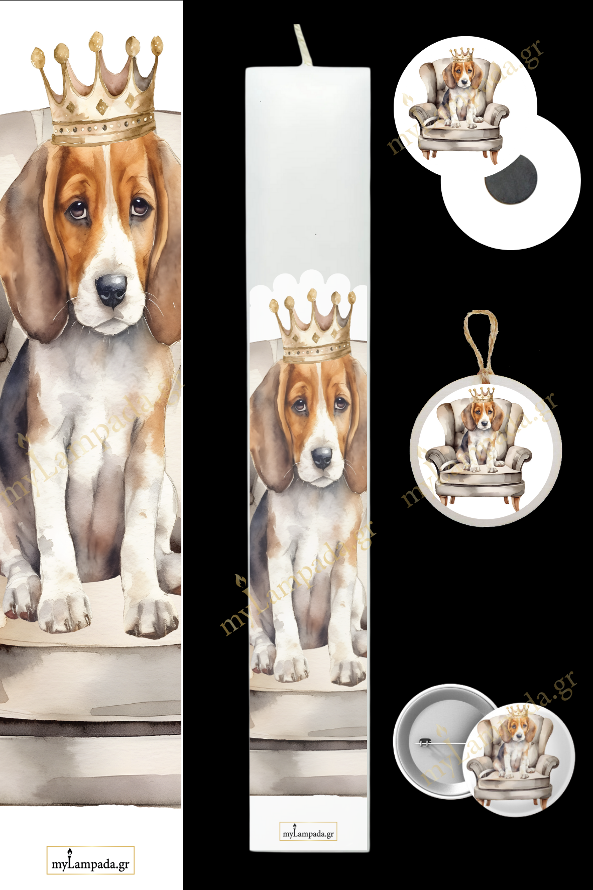 Λαμπάδα Puppy Dogs- Κουτάβια (24690)