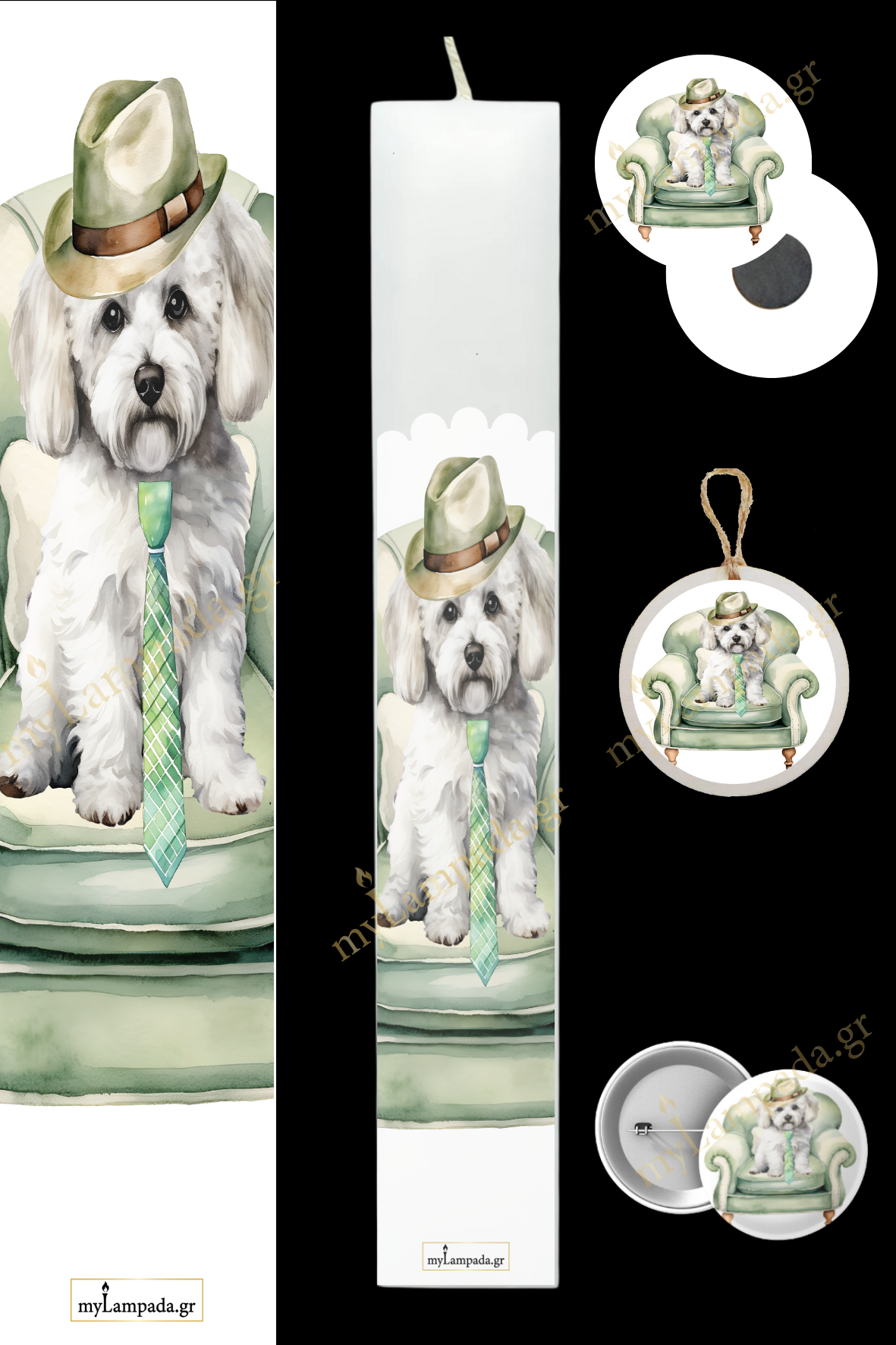 Λαμπάδα Puppy Dogs- Κουτάβια (24691)