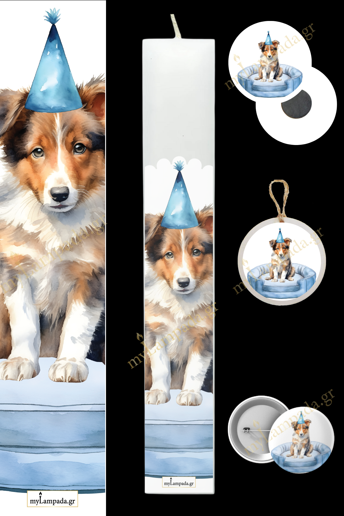 Λαμπάδα Puppy Dogs- Κουτάβια (24694)