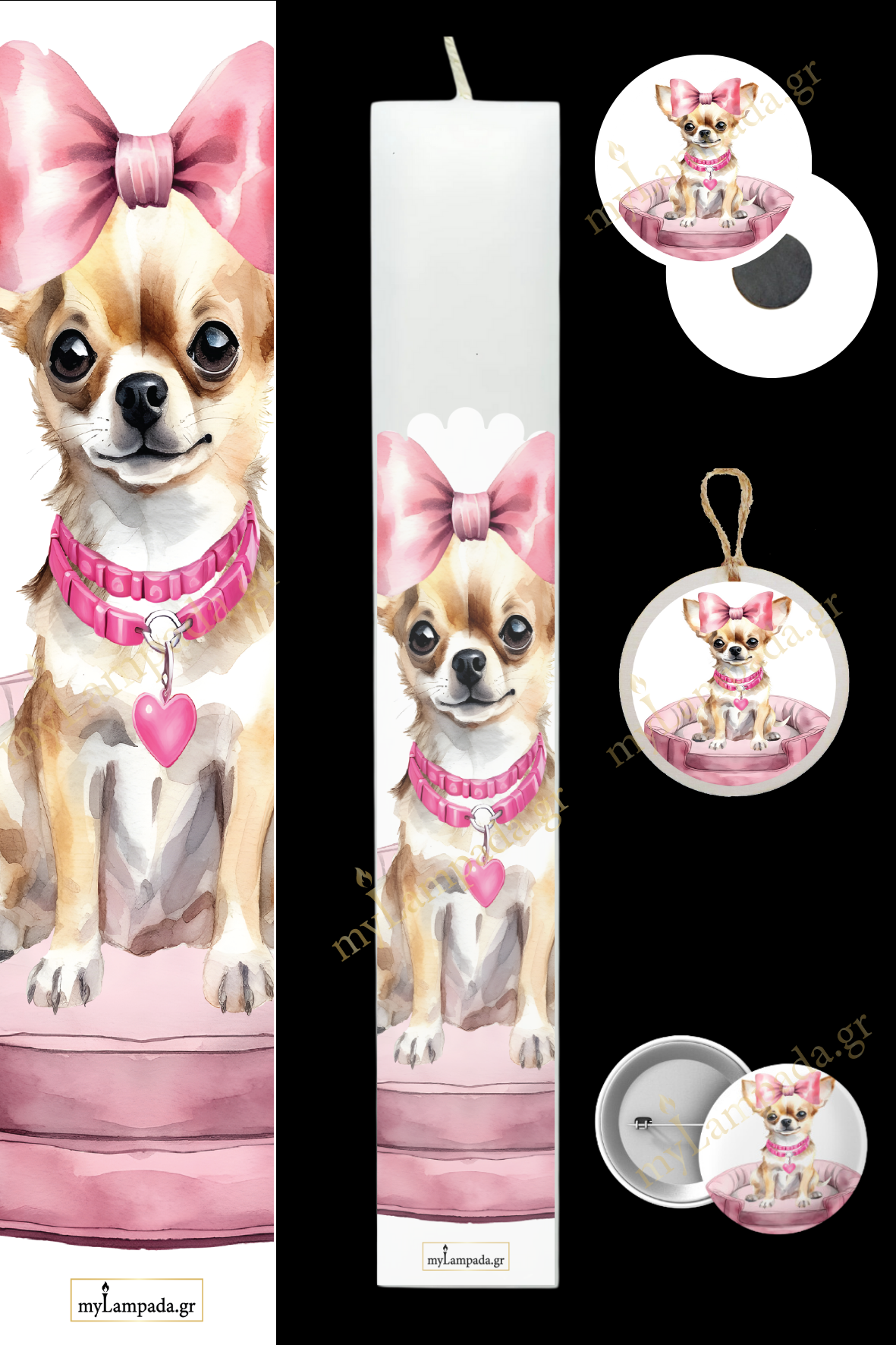 Λαμπάδα Puppy Dogs- Κουτάβια (24695)