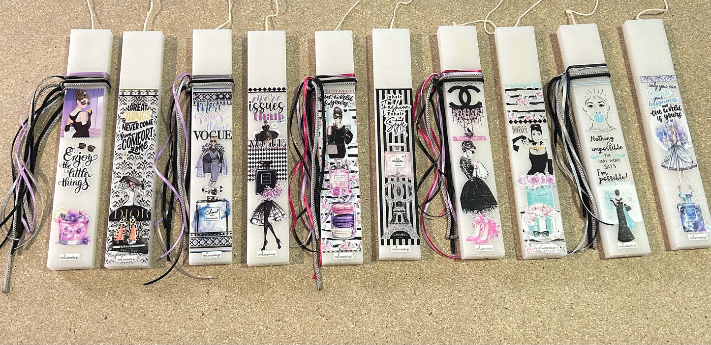 Λαμπάδα Fashionista πακέτο 10 τεμ (24180-89)