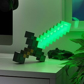 Σετ Λαμπάδα & Φωτιστικό Minecraft Sword