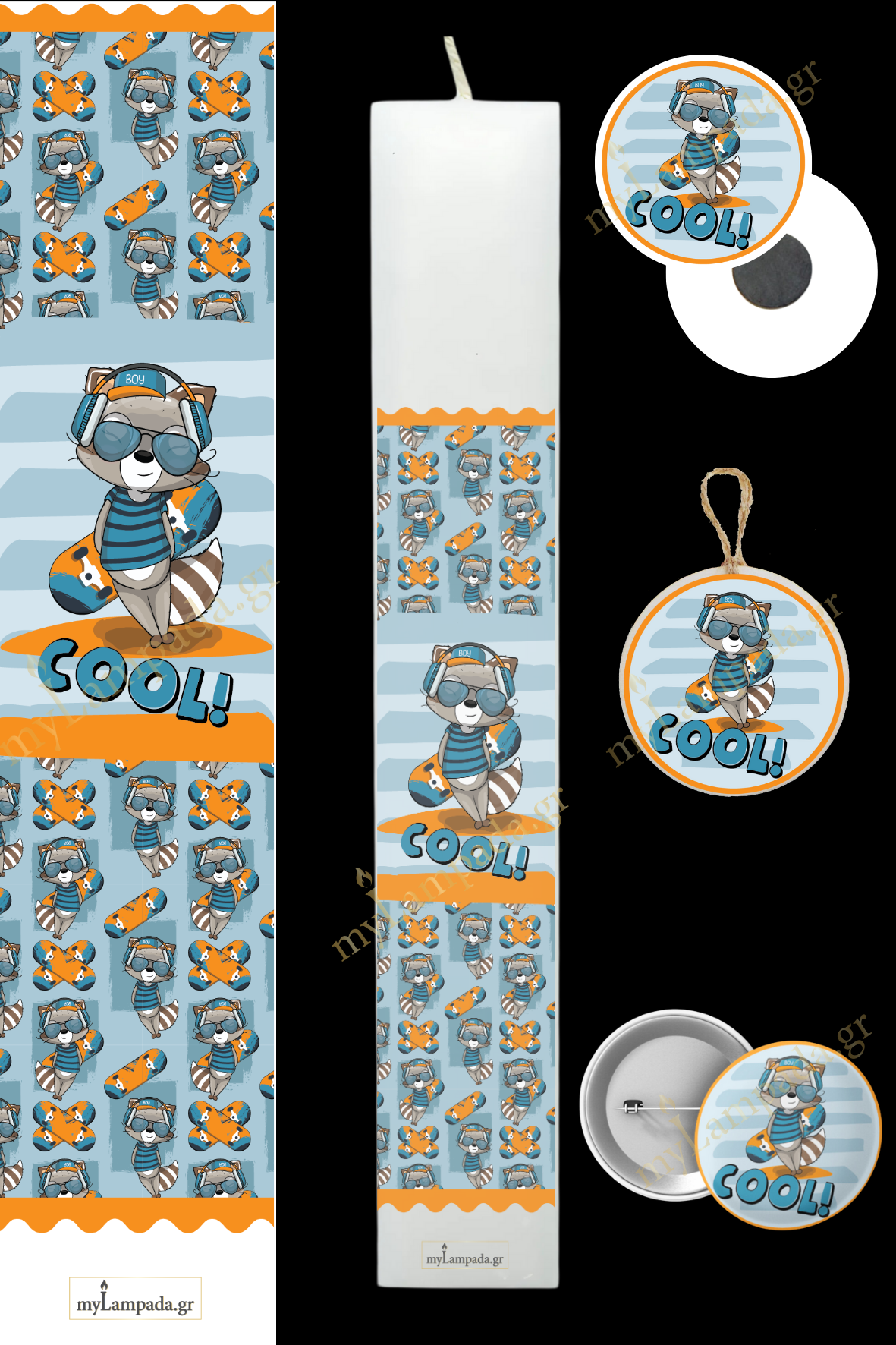 Λαμπάδα Cool Boy  (24123)