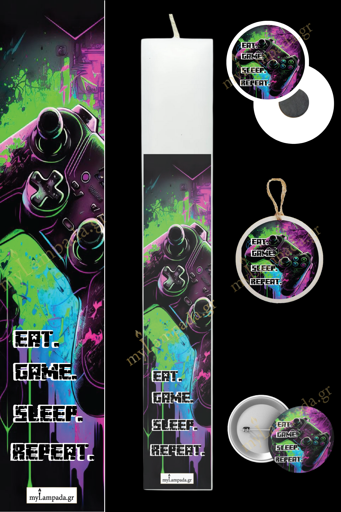 Λαμπάδα Big Gamer Boy  (24329)