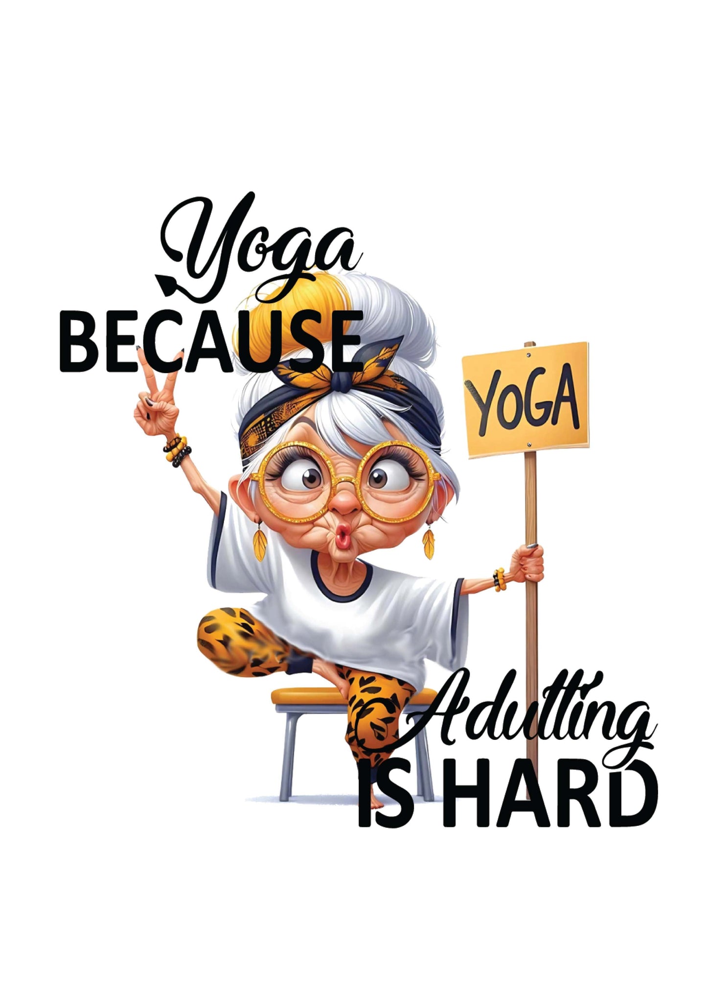 Λαμπάδα Yoga Αστεία (26110)