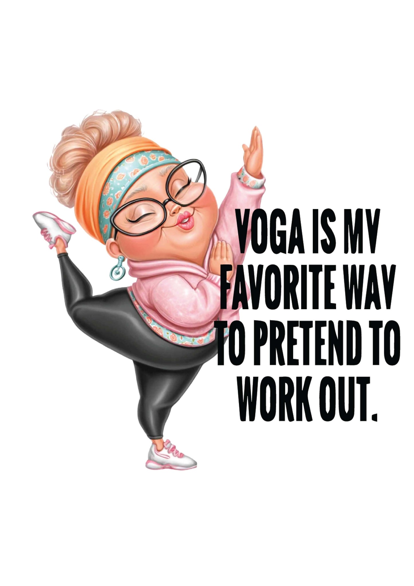 Λαμπάδα Yoga Αστεία (26115)