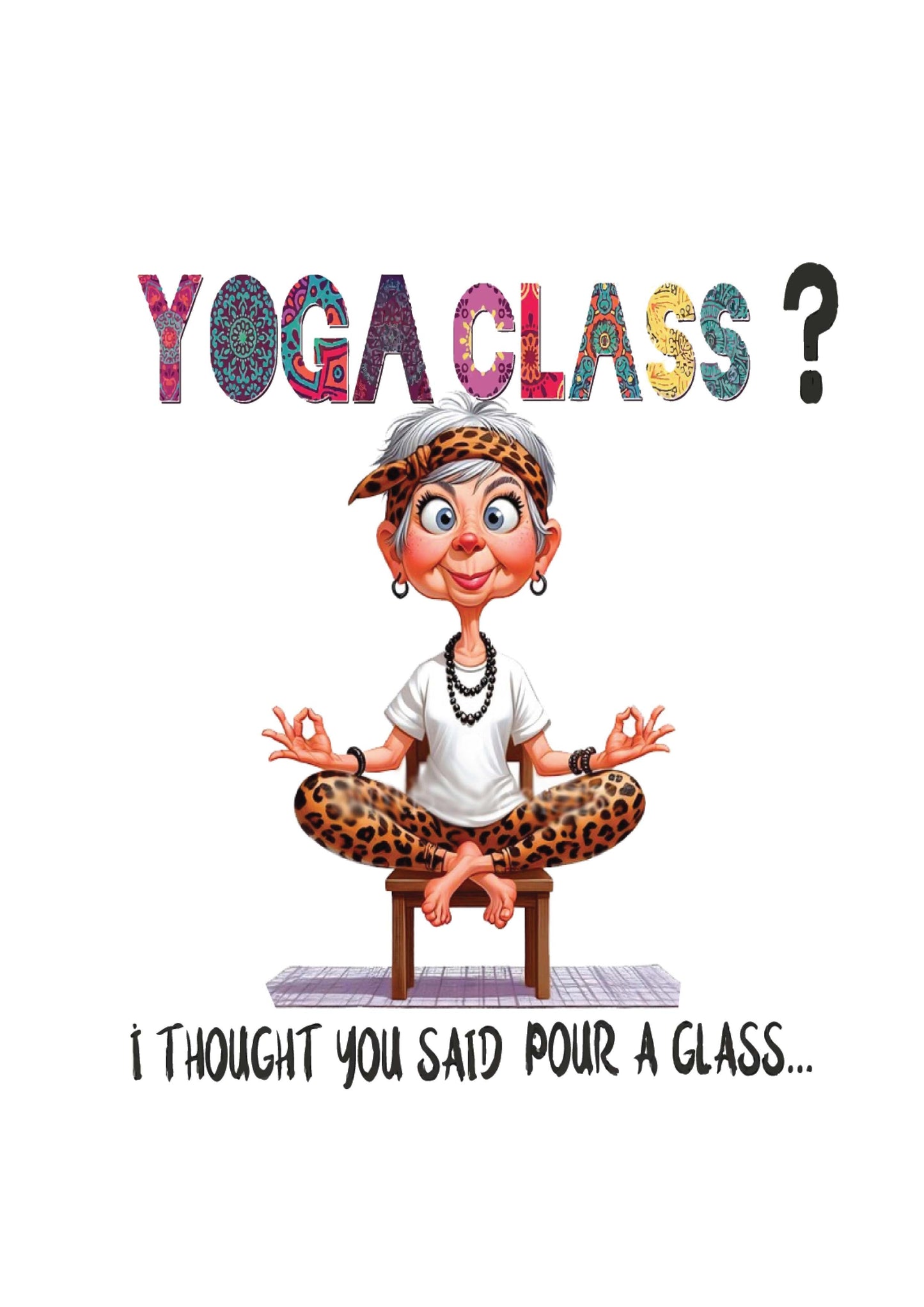 Λαμπάδα Yoga Αστεία (26119)
