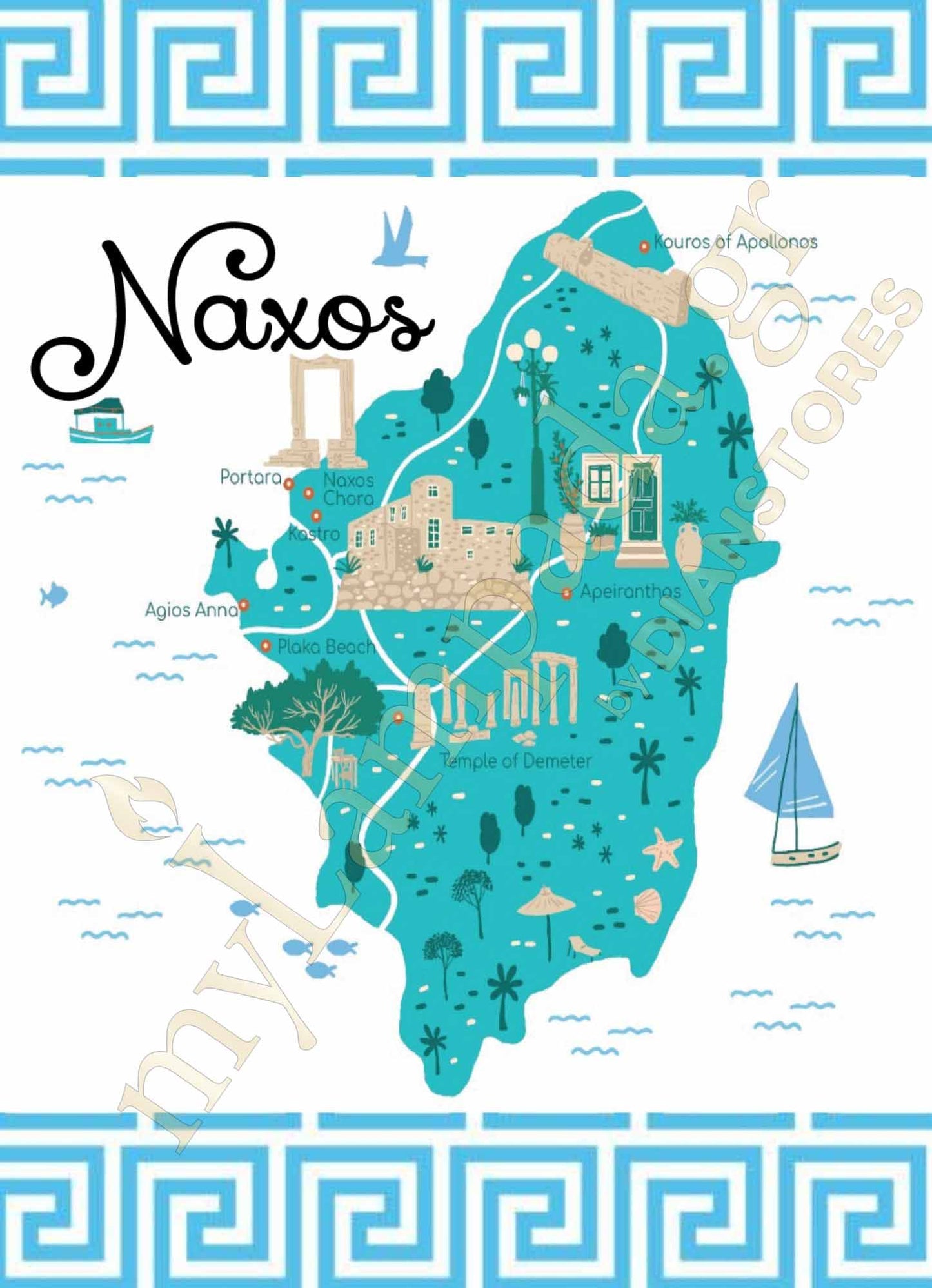Λαμπάδα Ελληνικοί Χάρτες (26404)
