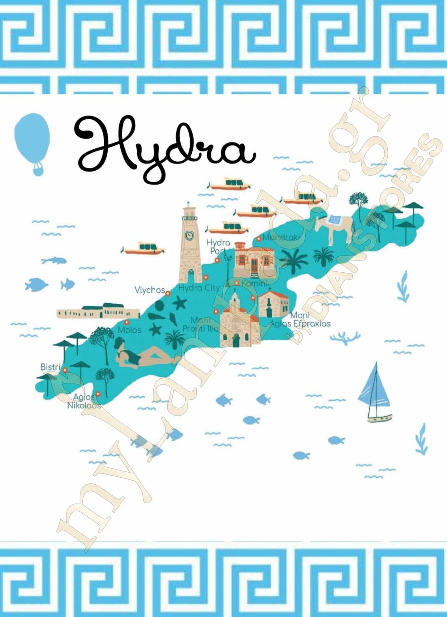Λαμπάδα Ελληνικοί Χάρτες (26412)