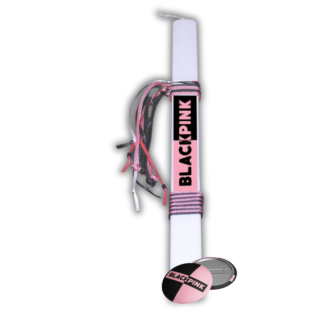 Λαμπάδα Black Pink - Logo