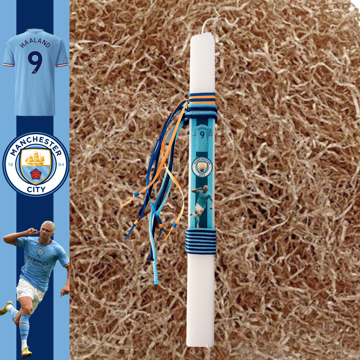 Λαμπάδα Manchester City Braut Haaland